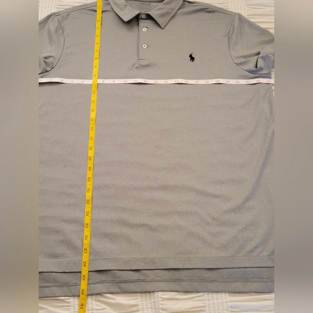 Ralph Lauren Pima Soft Grey Polo Shirt Size XL NWOT - Picture 6 of 11
